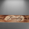 Home decor sign- family