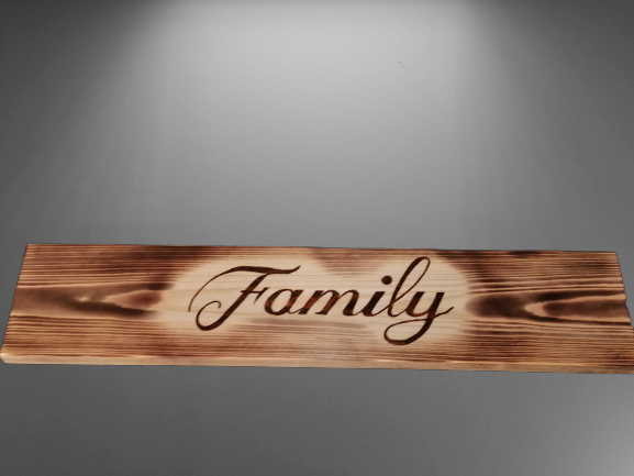 Home decor sign- family